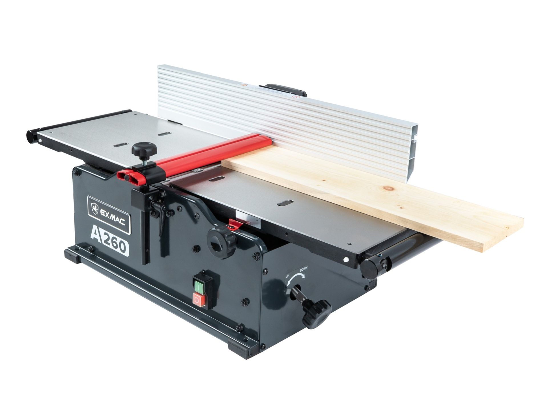 EXMAC Abrichthobelmaschine 1500 W 258 mm mit HM Wendeplatten