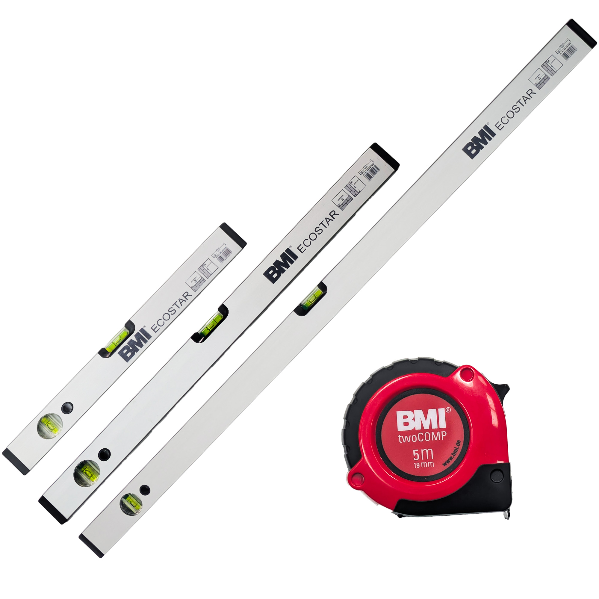 BMI Wasserwaage 3er Set ECOSTAR