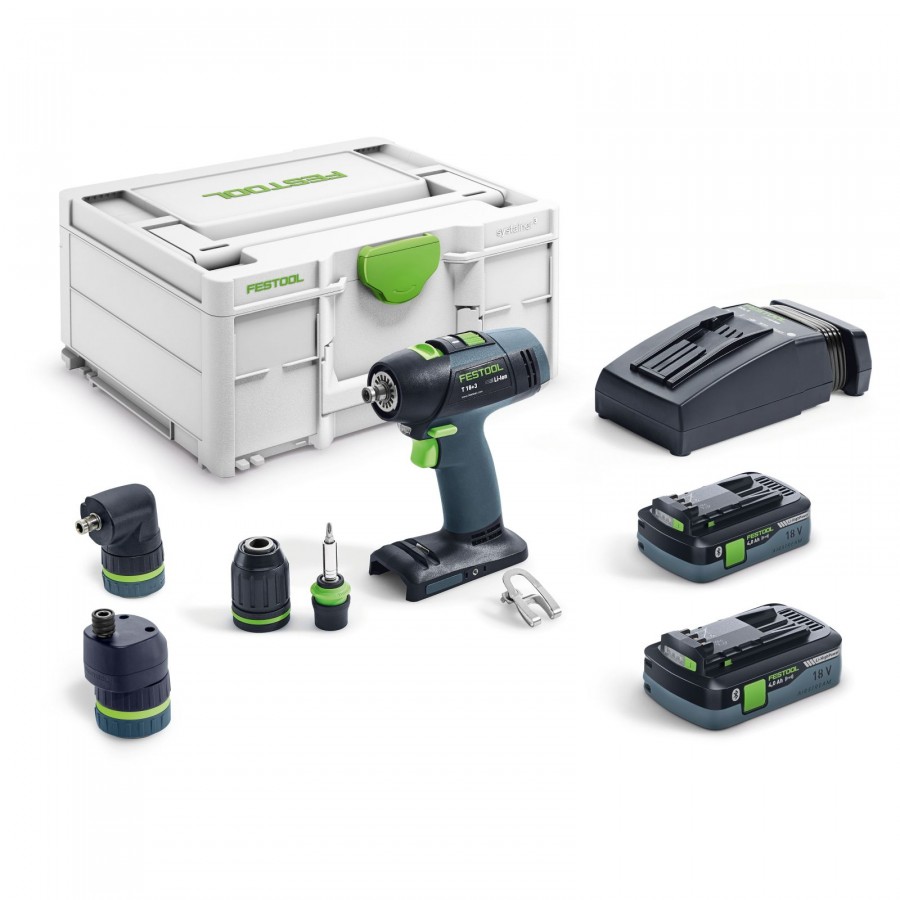 Festool Akku-Bohrschrauber T 18+3 HPC 4,0 I-Set