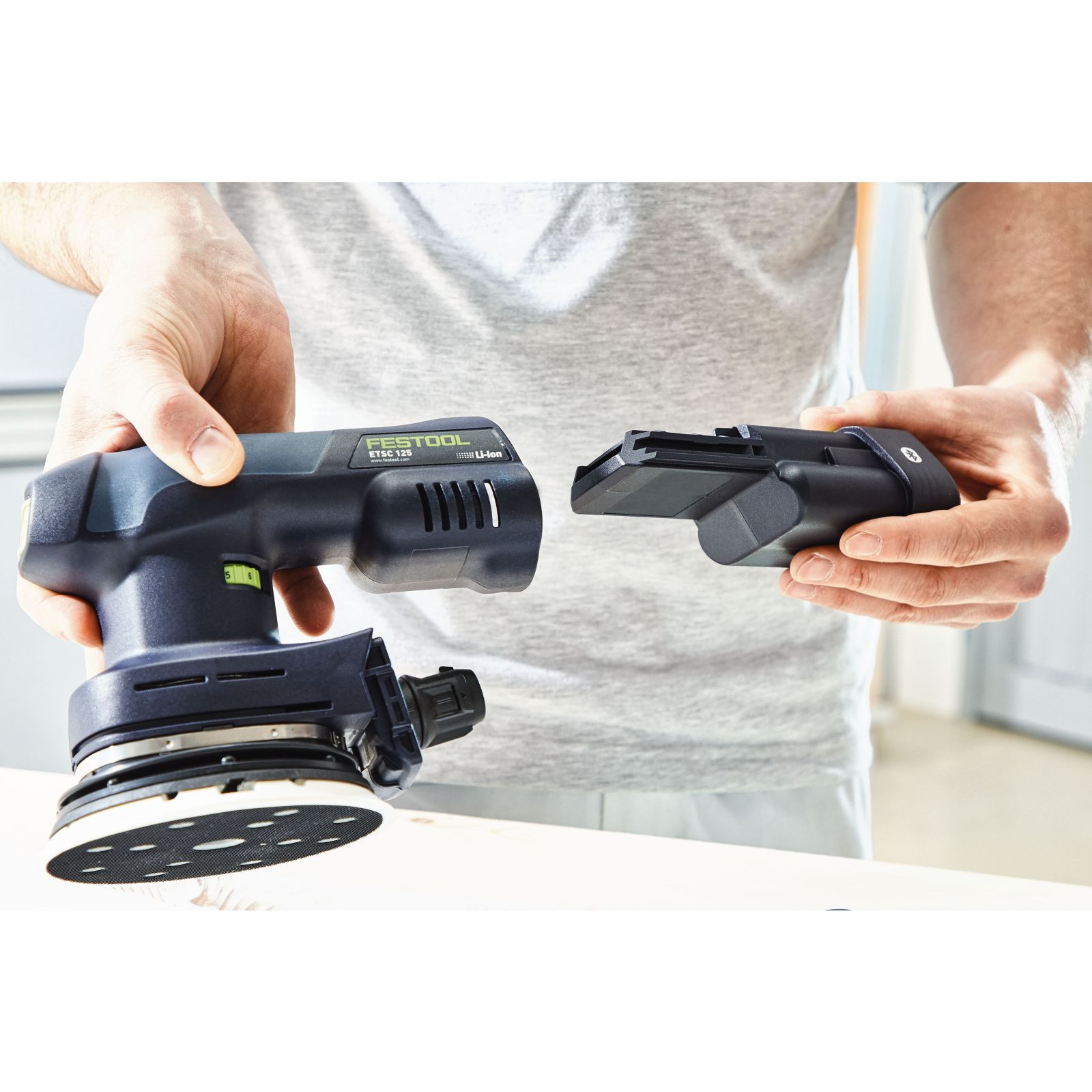 Festool Akku-Exzenterschleifer ETSC 125 3,0 I-Plus