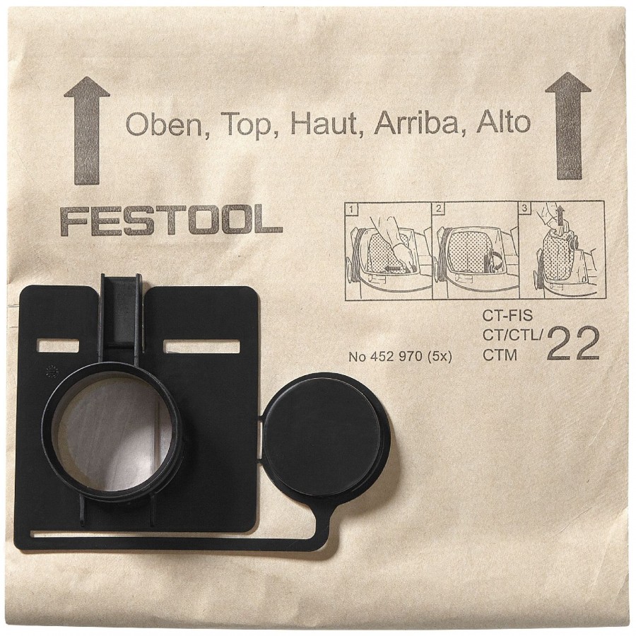 Zubehör Festool CLEANTEC Filtersack FIS-CT 22/5