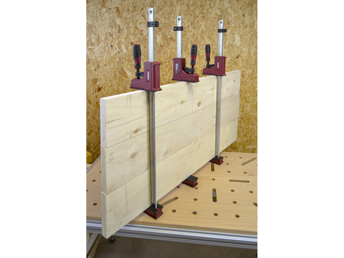 PIHER Parallel Schraubzwinge (Korpuszwinge) PRL700 bis 700 kg Spannkraft Spannweite 30-200 cm