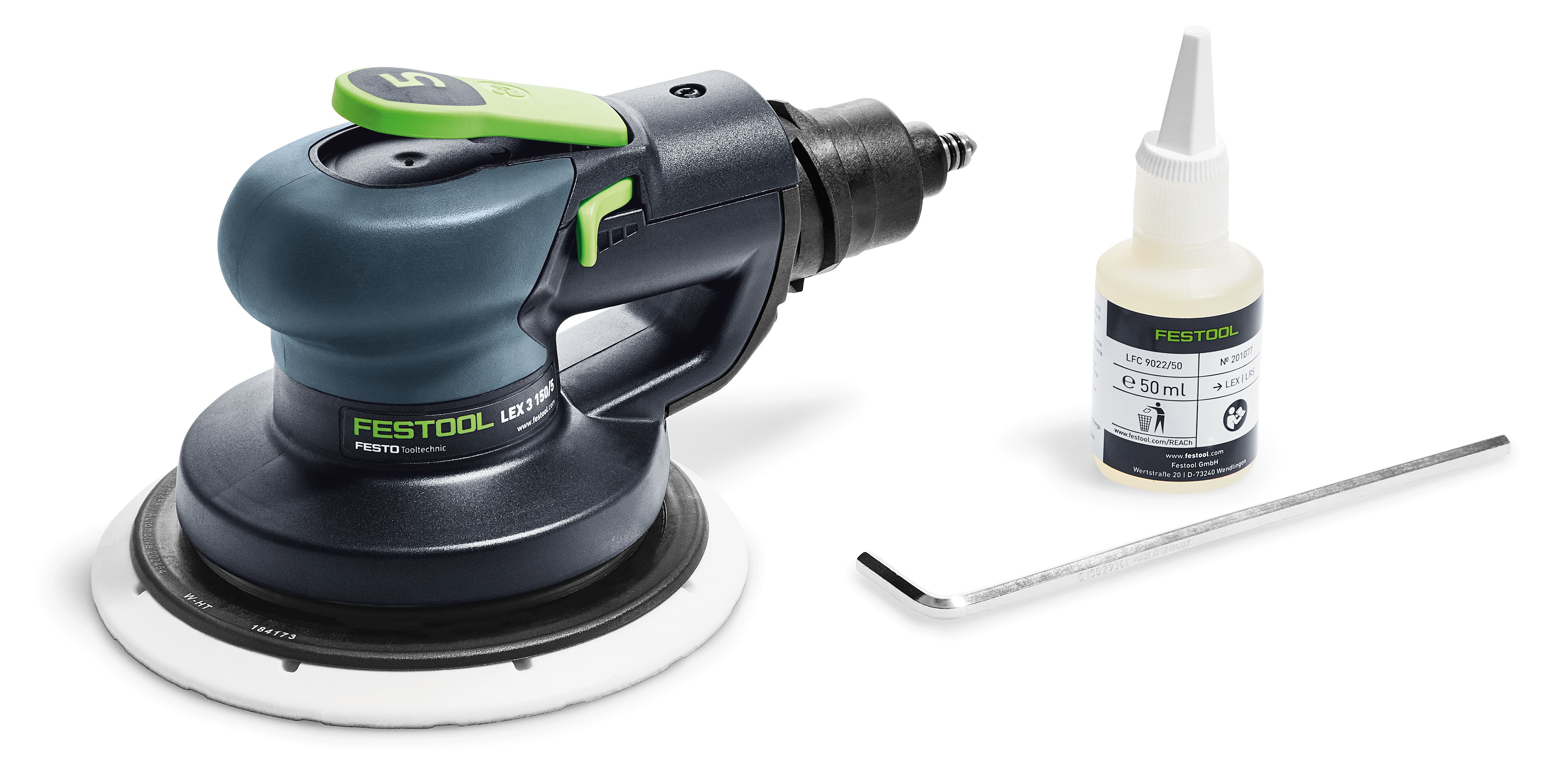 Festool Druckluft-Exzenterschleifer LEX 3 150 / 5 mm Festool Druckluft-Exzenterschleifer LEX 3 150 / 5 mm
