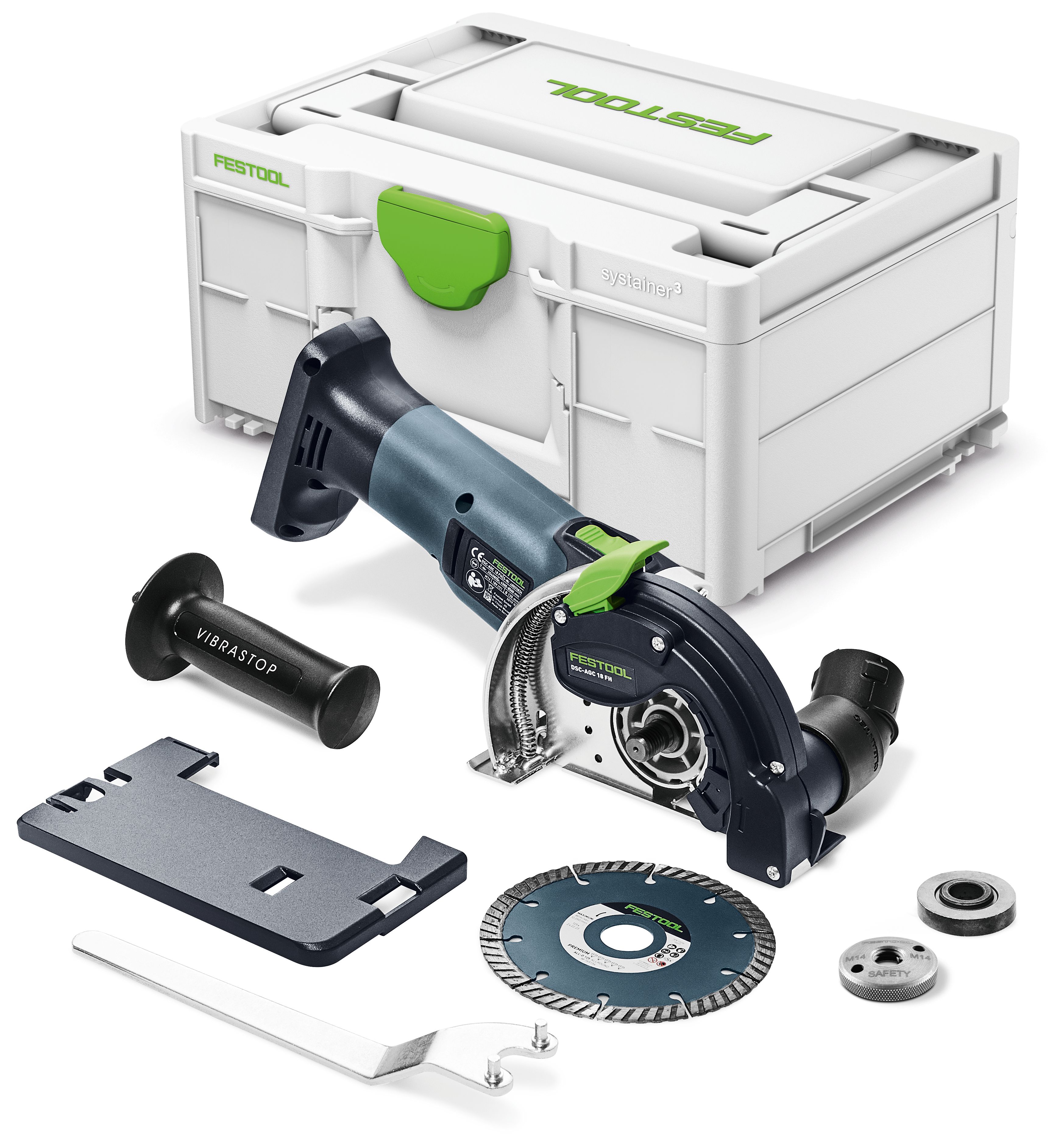 Festool Akku-Freihandtrennsystem DSC-AGC 18-125 FH EB-Basic