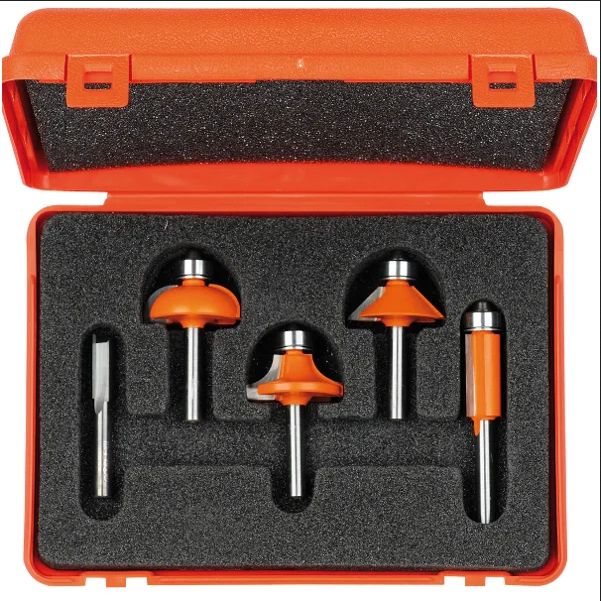 CMT Profilfräser-Set, 5-teilig, S = 8 mm