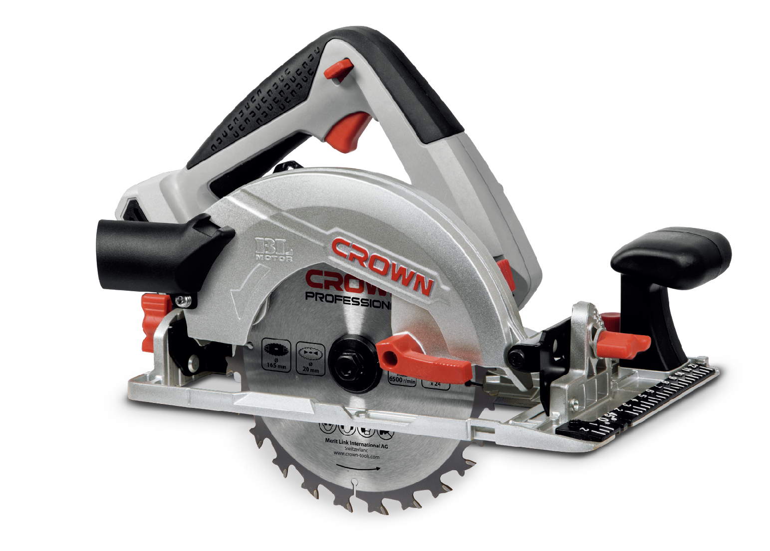 CROWN Akku Kreissäge 20 V 165 mm