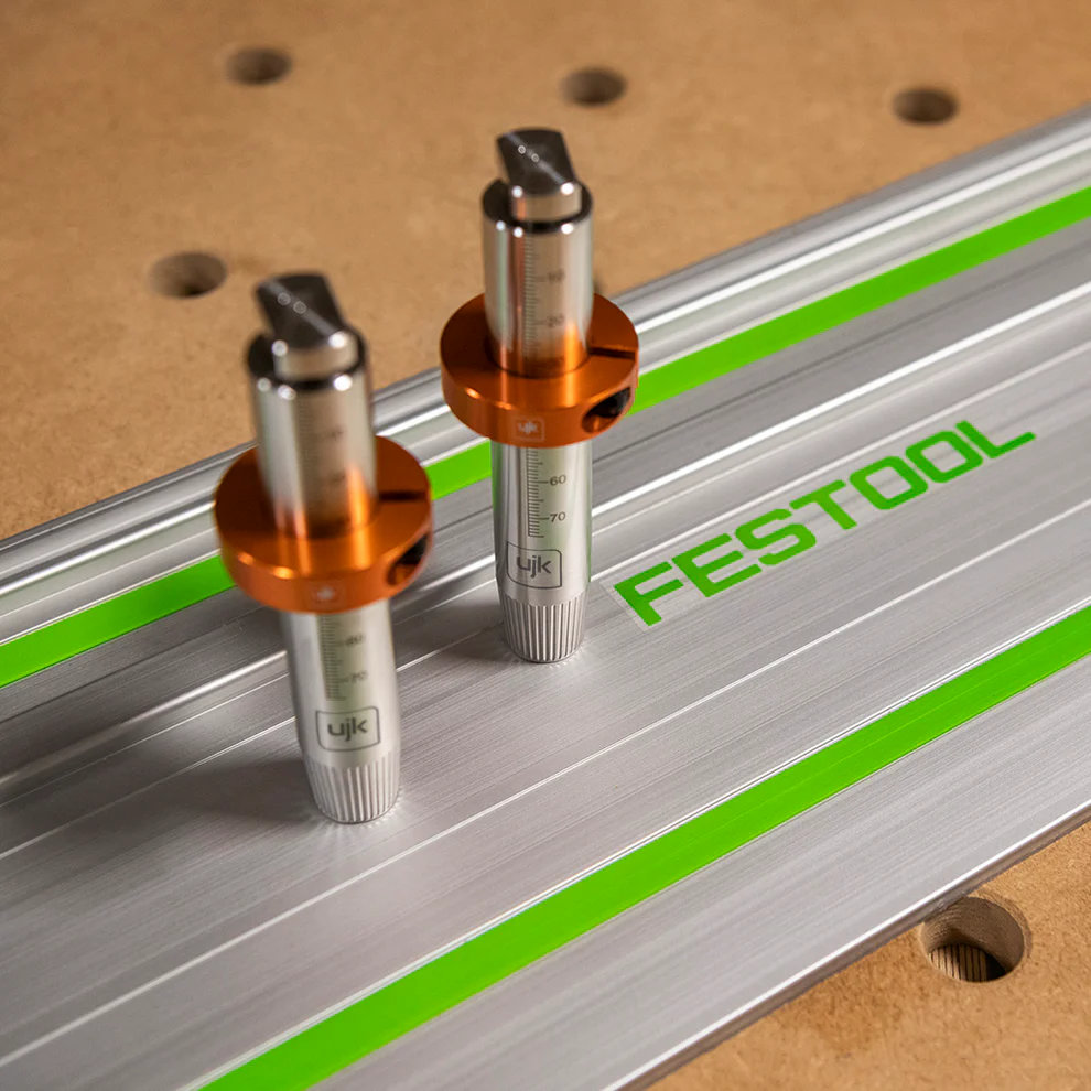 UJK Bankhaken mit Führungsschienenbefestigung ø20mm höhenverstellbar - Festool - 2er Set