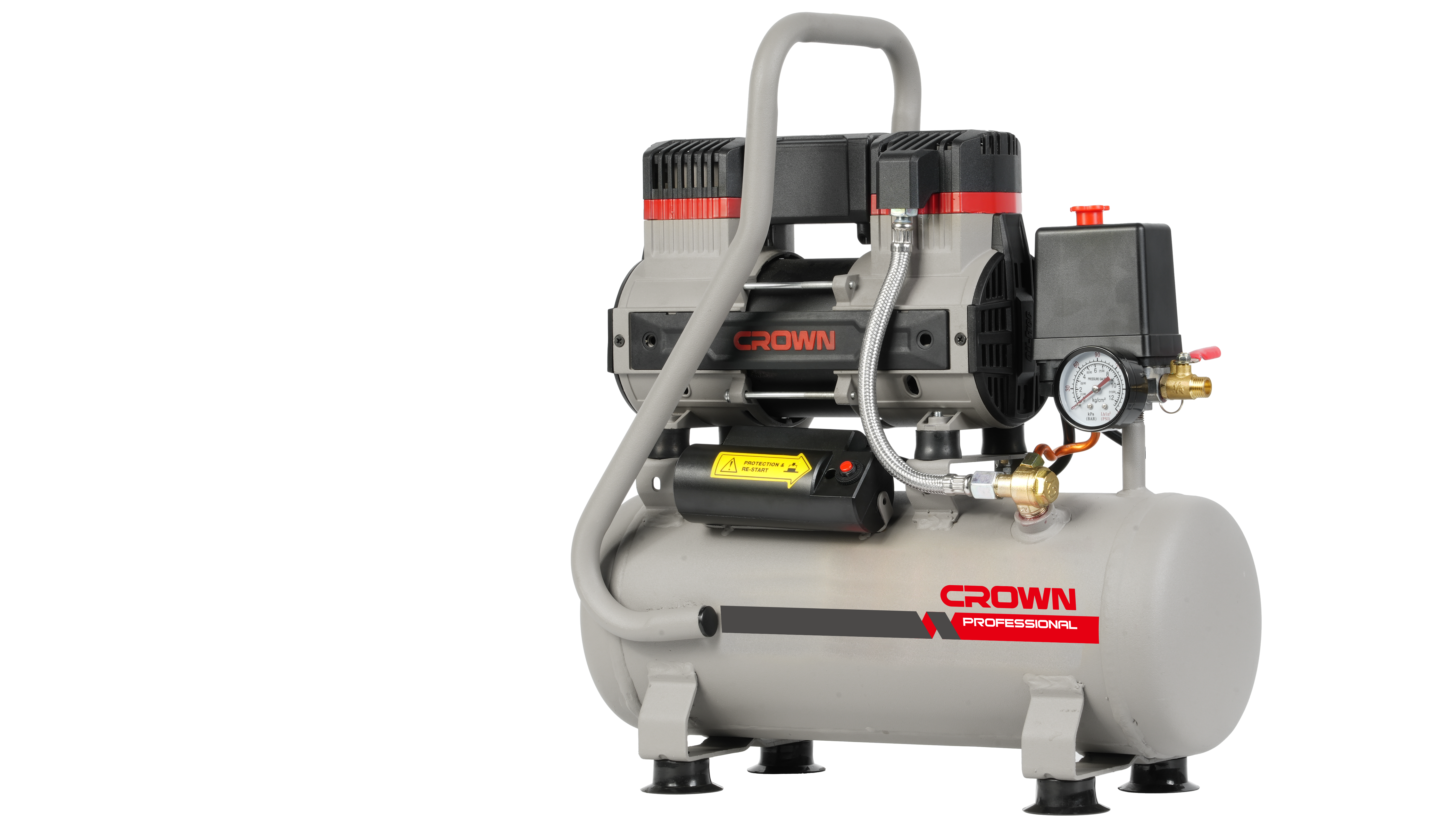CROWN Luftkompressor 60l 8 bar