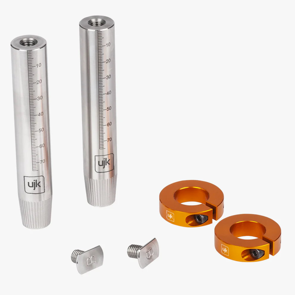 UJK Bankhaken mit Führungsschienenbefestigung ø20mm höhenverstellbar - Bosch / Mafell - 2er Set