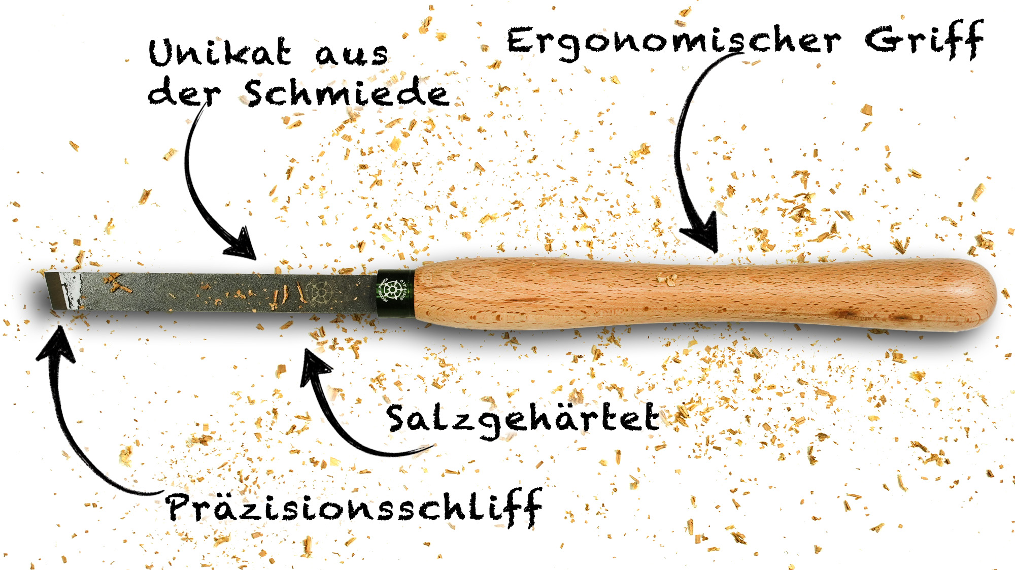 schräger Drechselstahl
