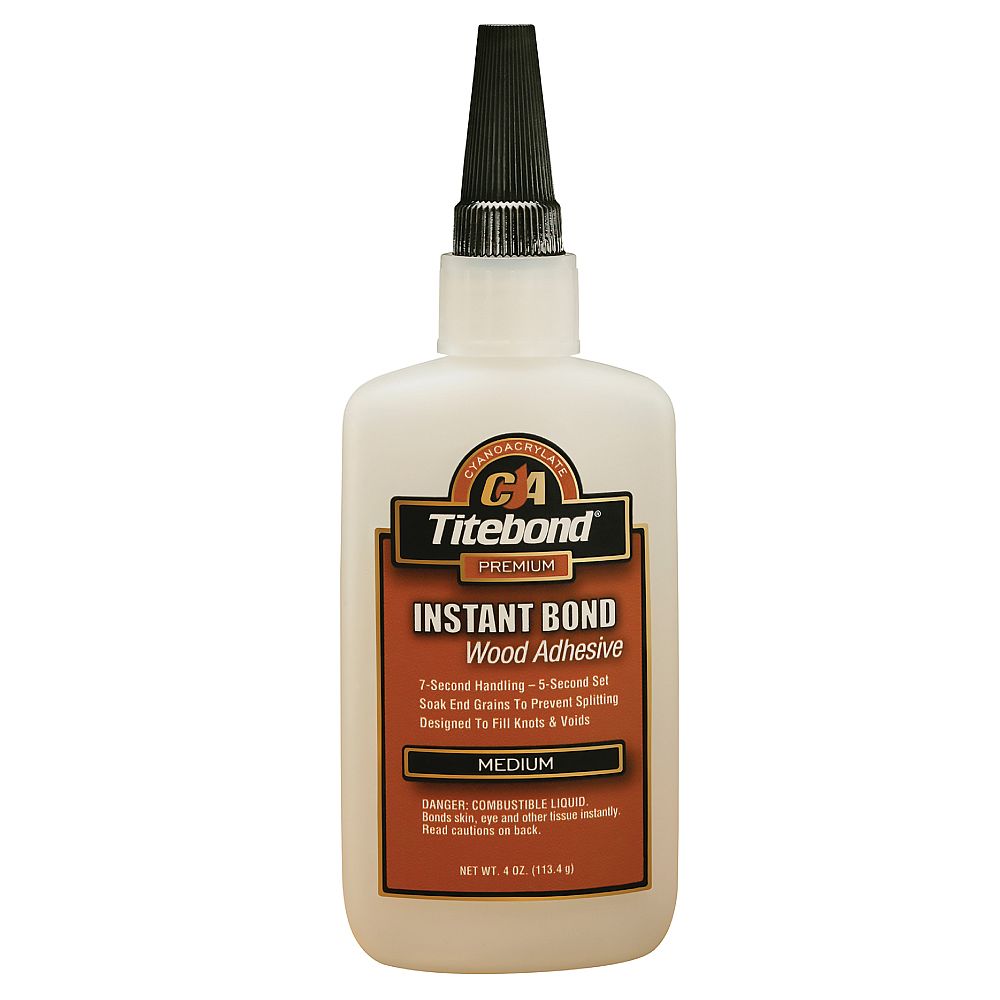 Titebond Sekundenkleber für Holz – Instant Bond MEDIUM 59 ml