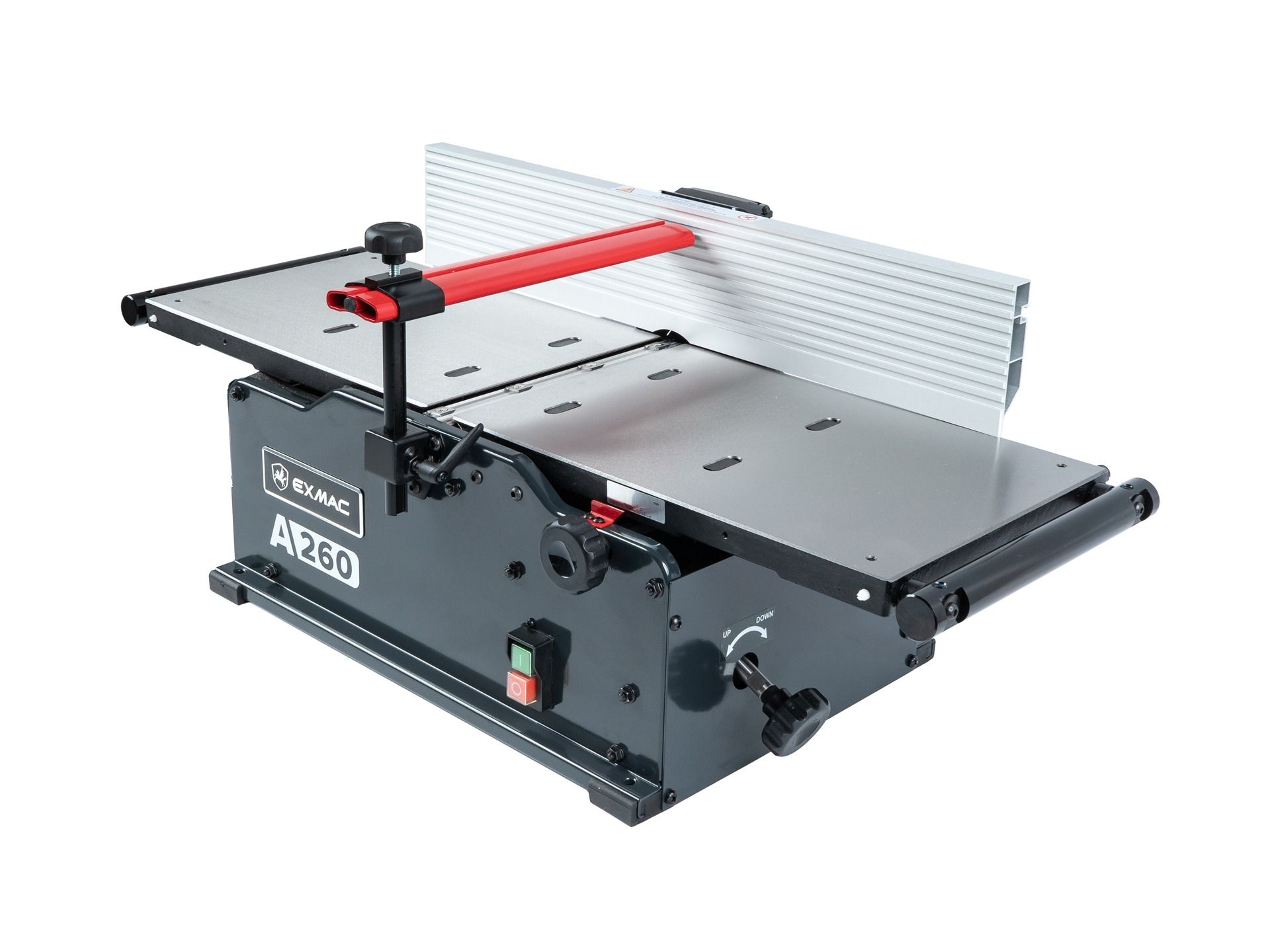 EXMAC Abrichthobelmaschine 1500 W 258 mm mit HM Wendeplatten
