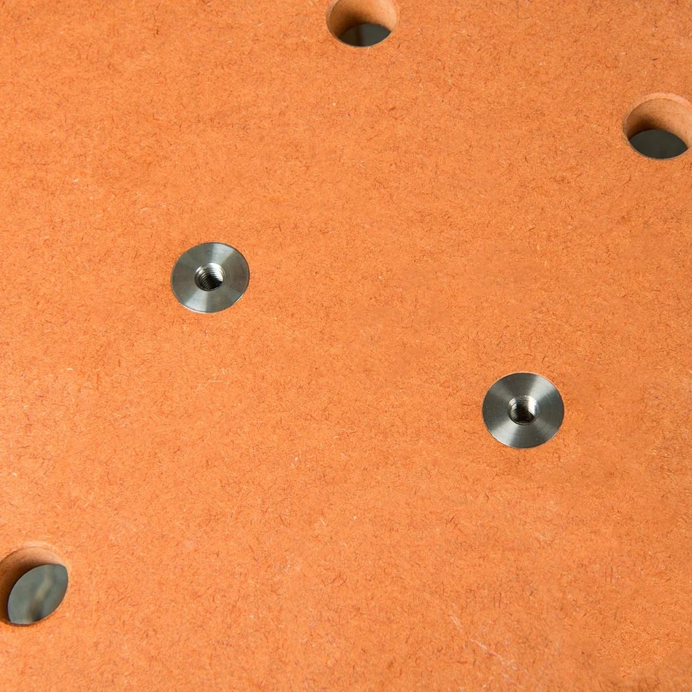 UJK M8 Gewindeeinsatz für ø20mm Lochsystem 18mm - 2er Set