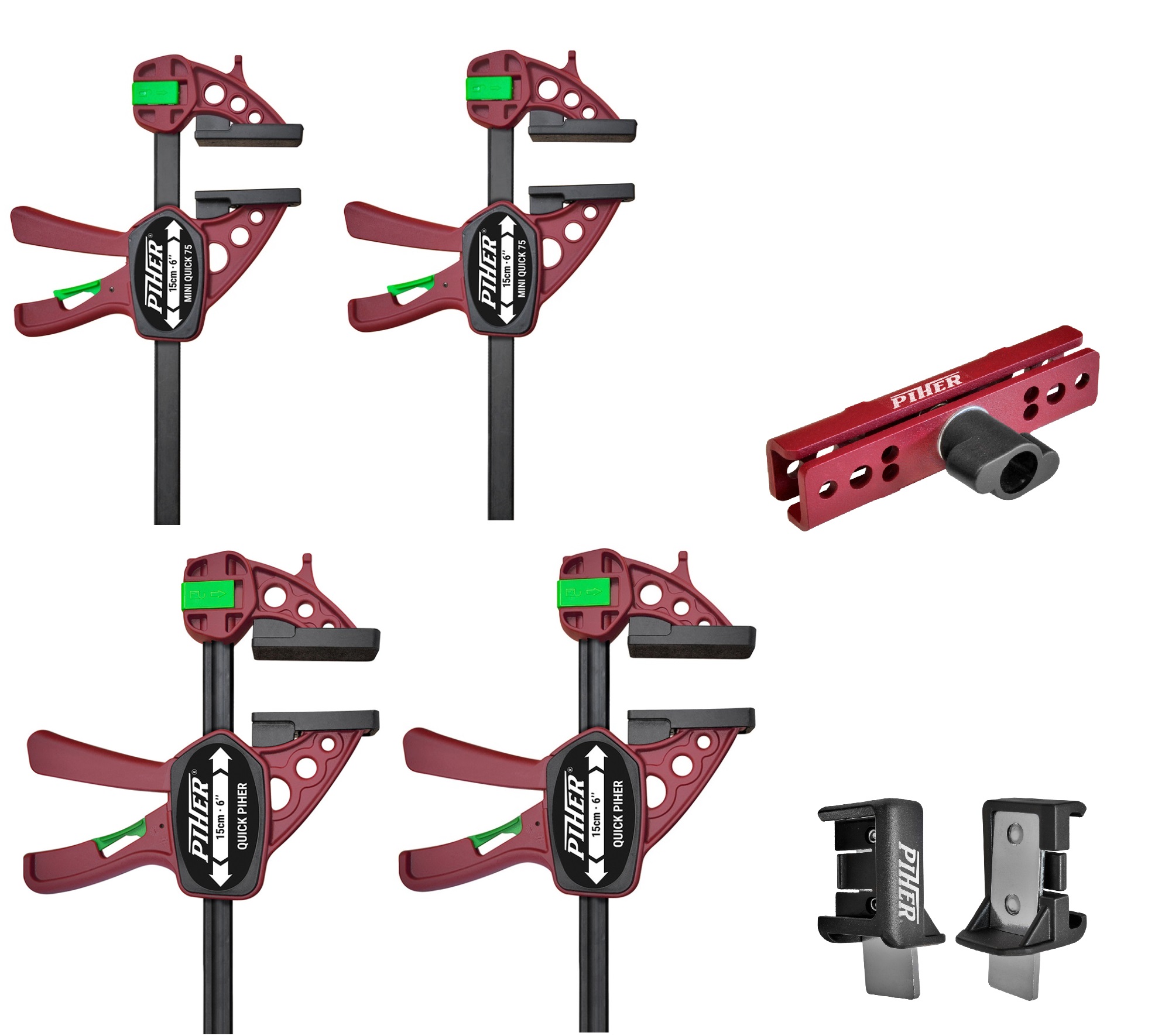 PIHER Terrassenbau Set 7tlg.