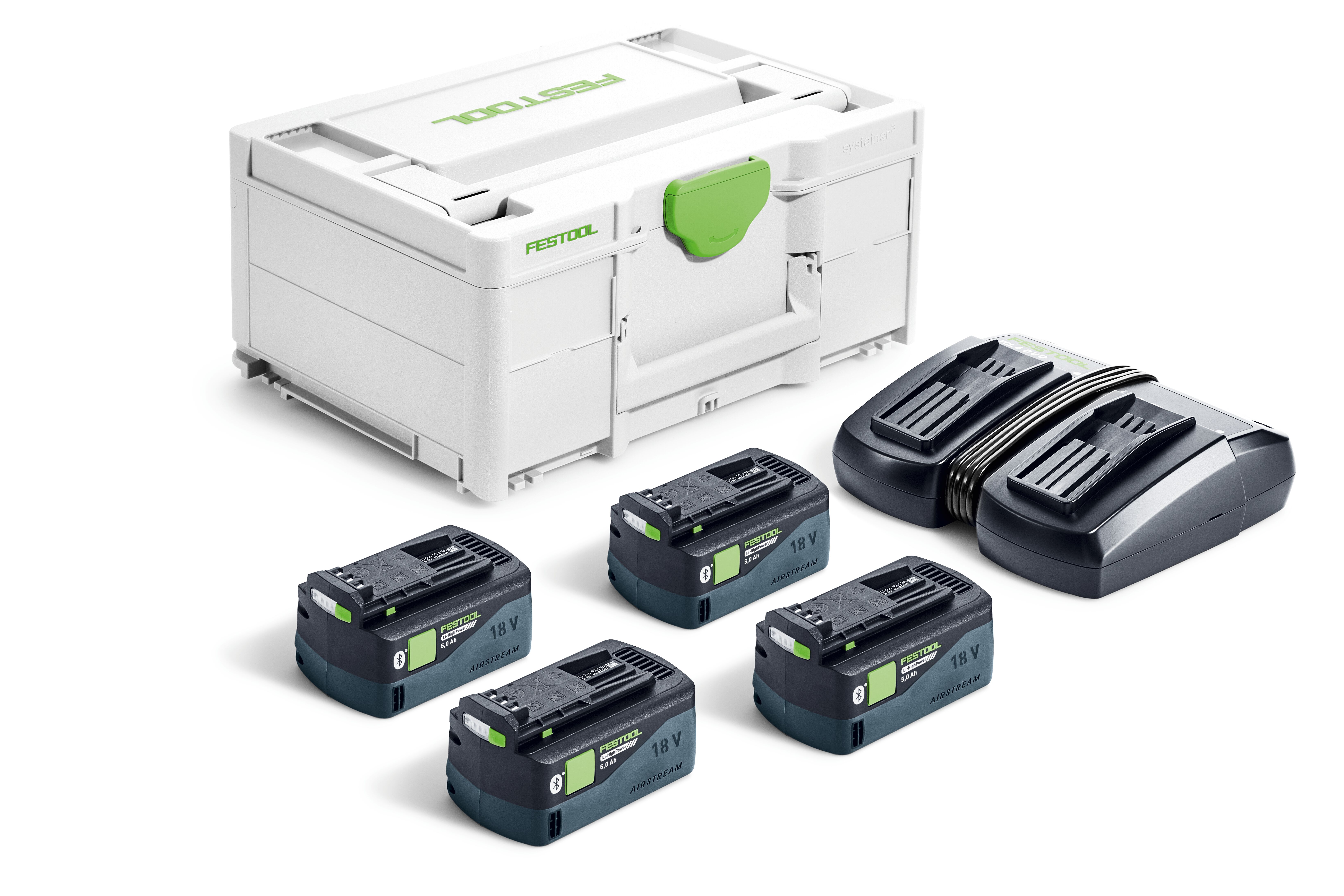 Zubehör Festool Energie Set SYS 18V 4xHP5,0/TCL 6 DUO 