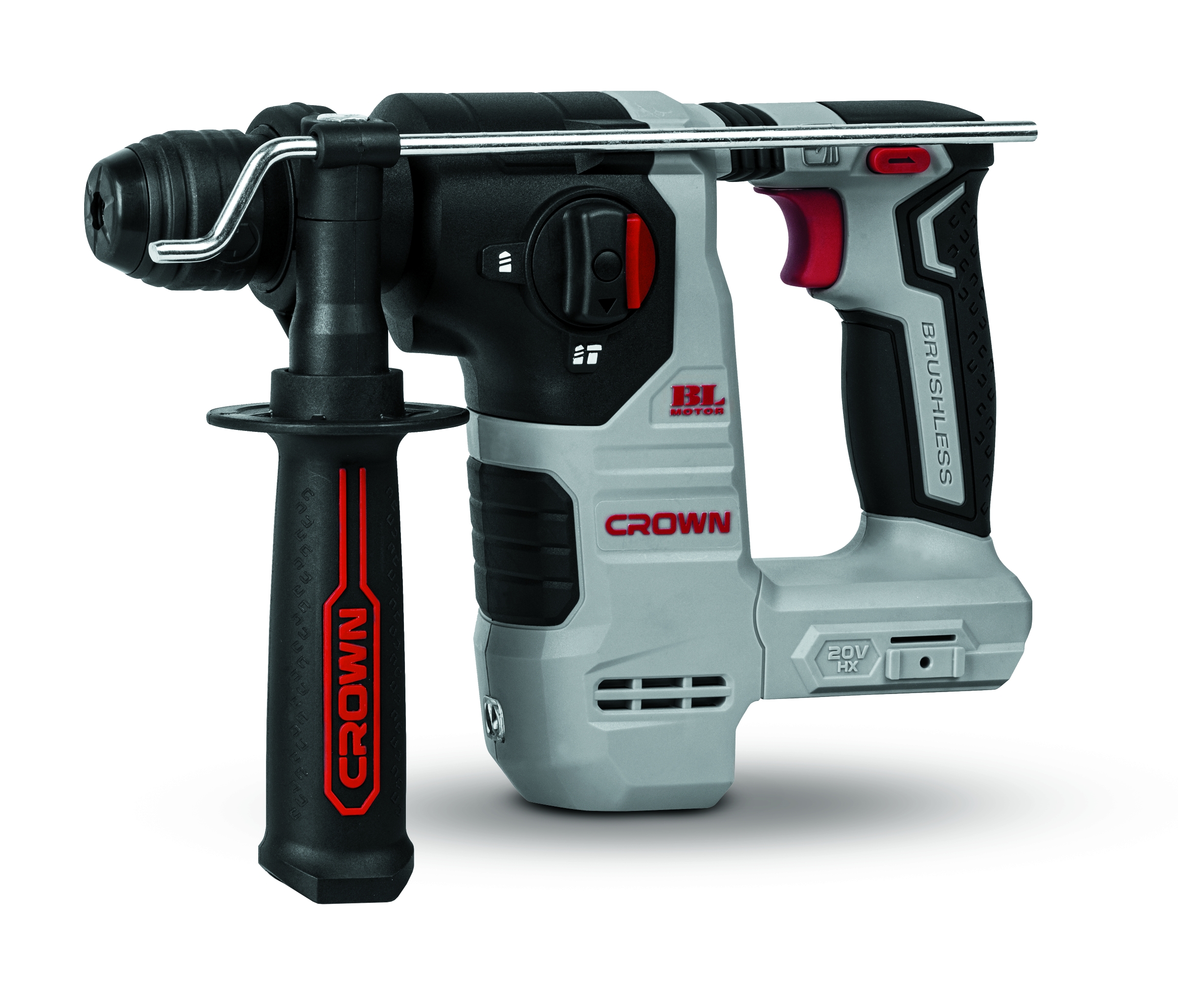 CROWN Akku Bohrhammer 20 V 1,4 J