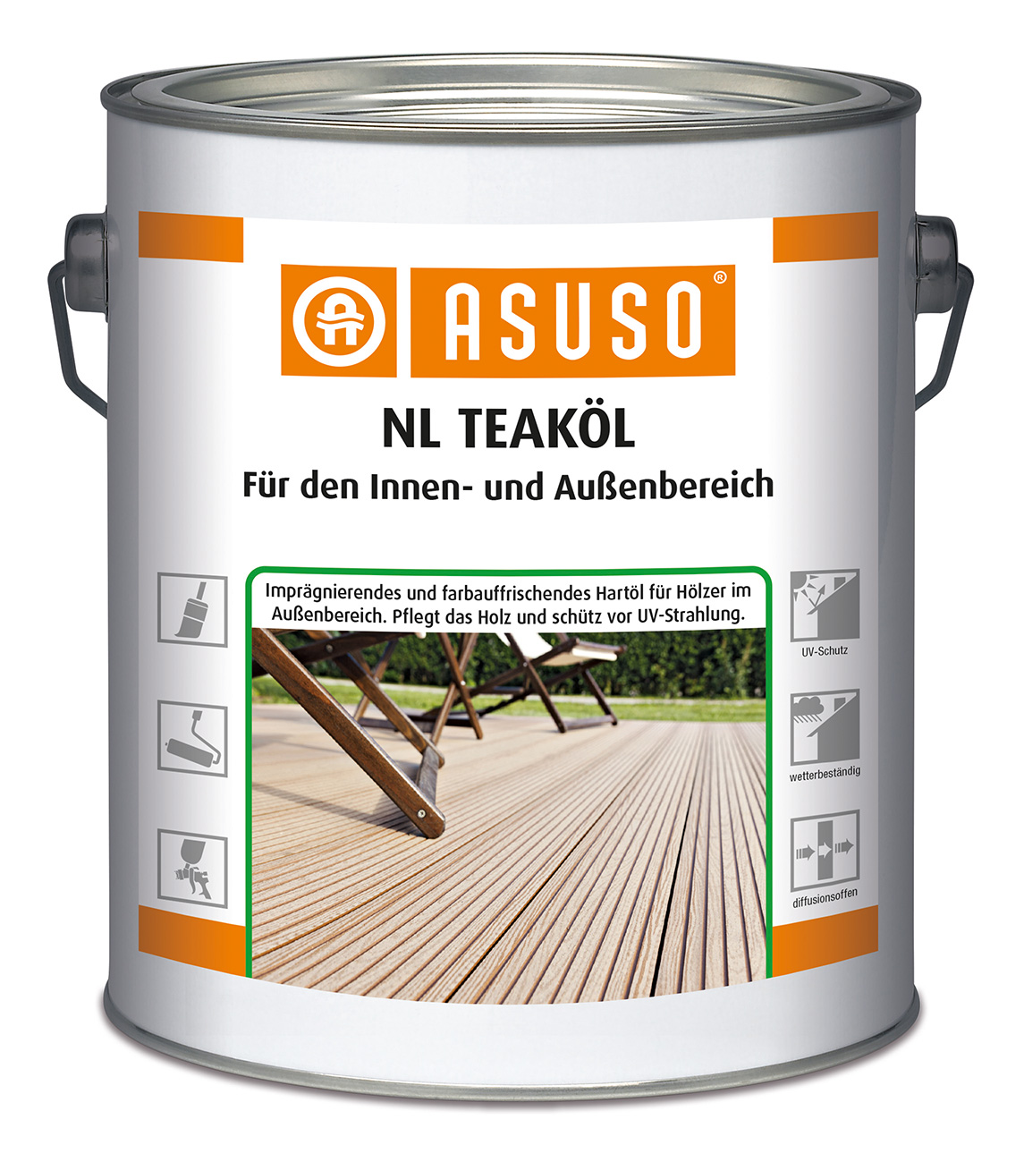 ASUSO NL Teaköl für Innen und Außen