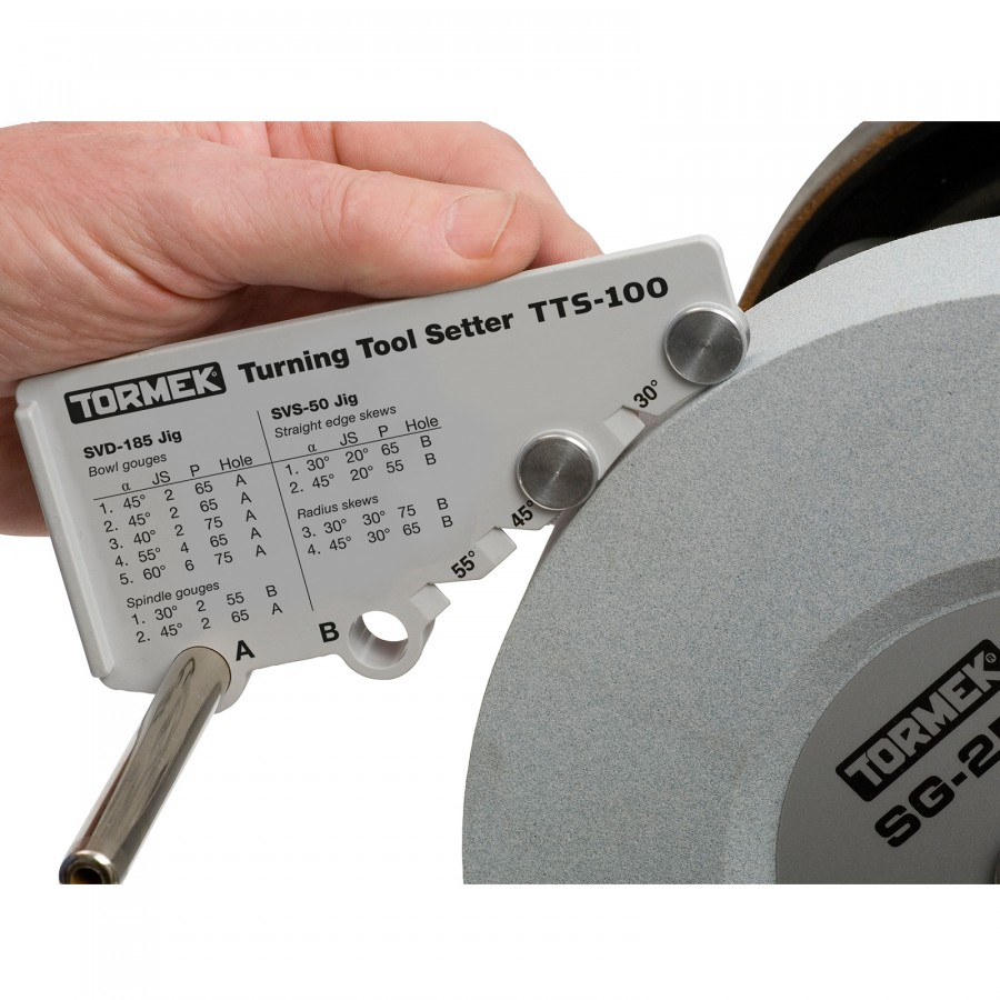 Vorrichtung Einstelllehre für Drehstähle - Tormek TTS-100 Vorrichtung Einstelllehre für Drehstähle - Tormek TTS-100