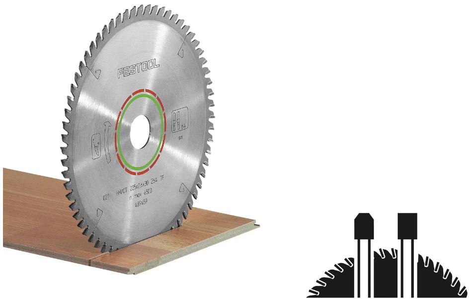 Festool Kreissägeblatt LAMINATE HW 190x2,6 FF TF54