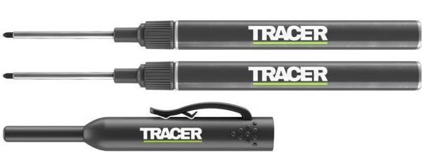 2 Markierstifte mit langer Spitze und Holster