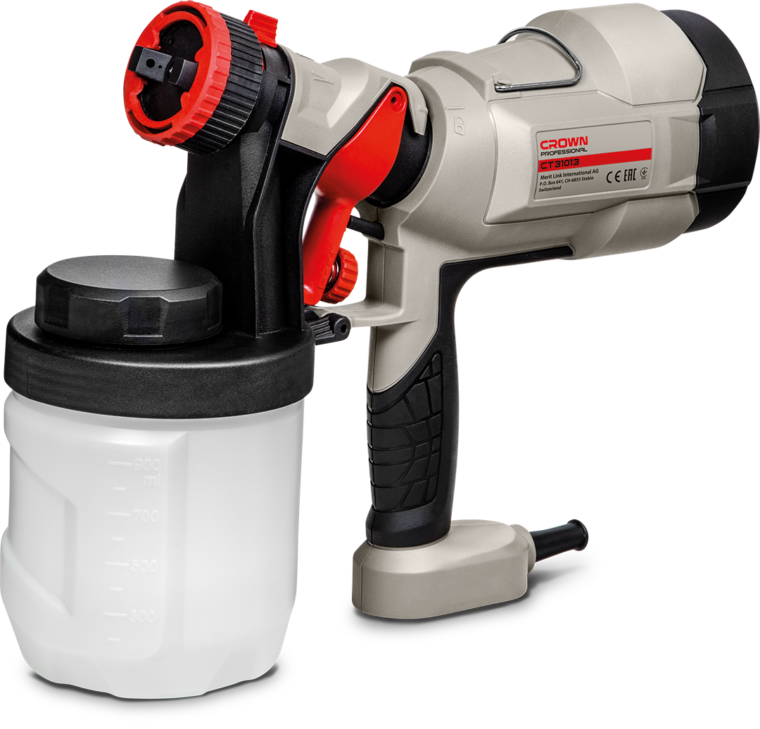 CROWN Spritzpistole 400 W 900 ml