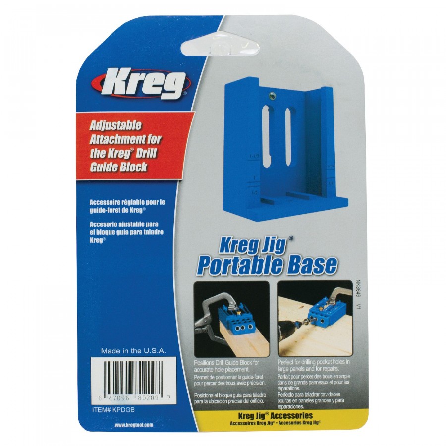 Kreg Jig tragbare Bohrschablonen-Halterung KPDGB