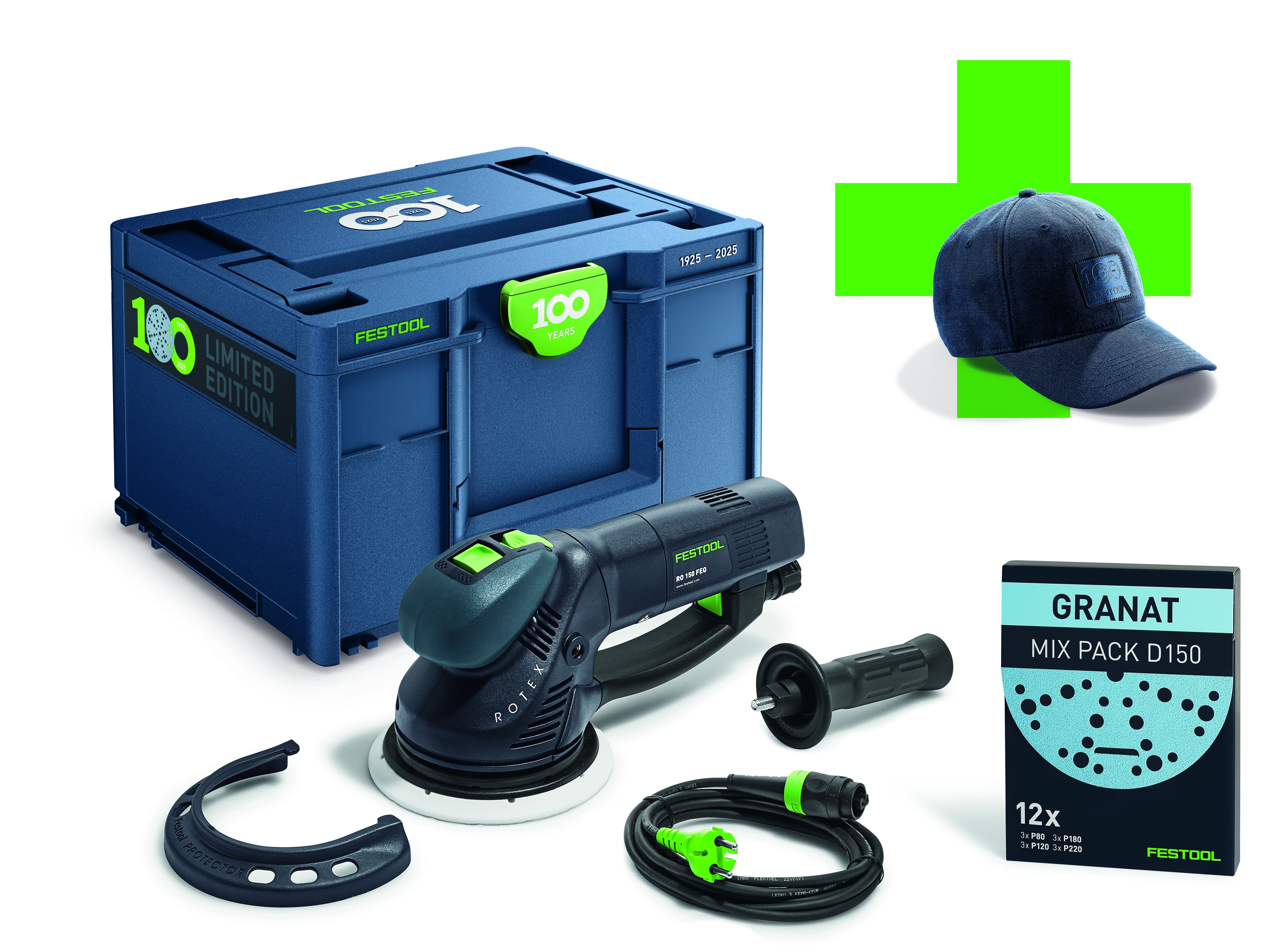 Festool Getriebe-Exzenterschleifer ROTEX RO 150 FEQ-Plus 100Y *100€ Cashback Aktion*