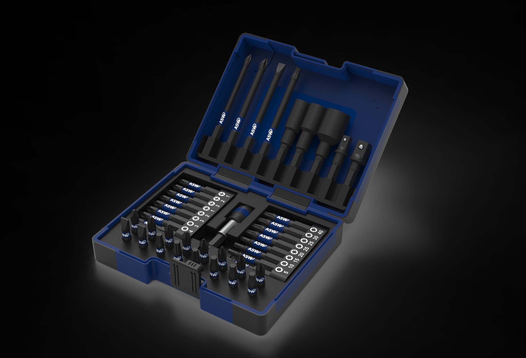 IMPACT-Bit-Satz 42tlg - Premium Bit Sortiment, Schlagfest