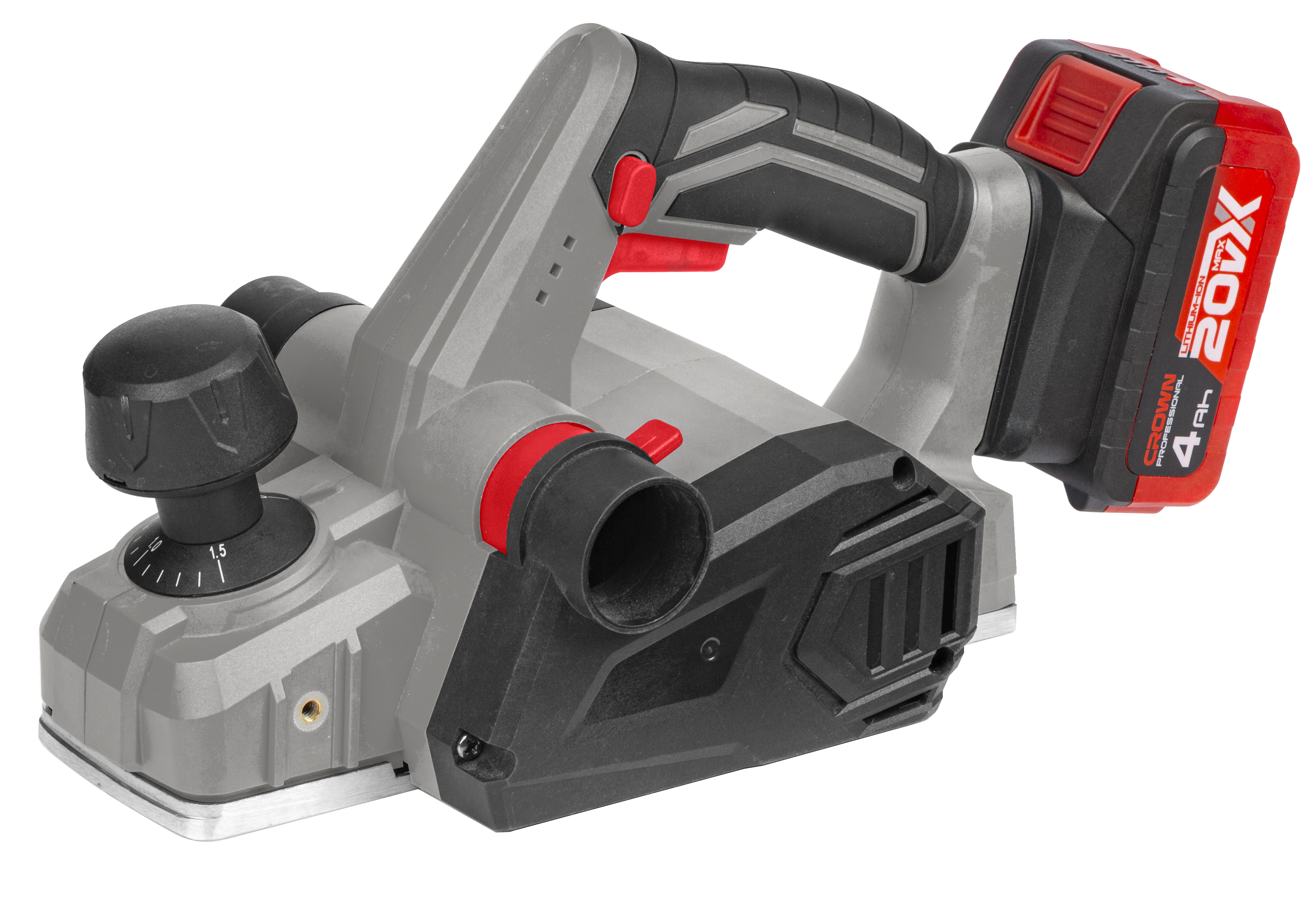 CROWN Akku Hobel 20 V 82 mm
