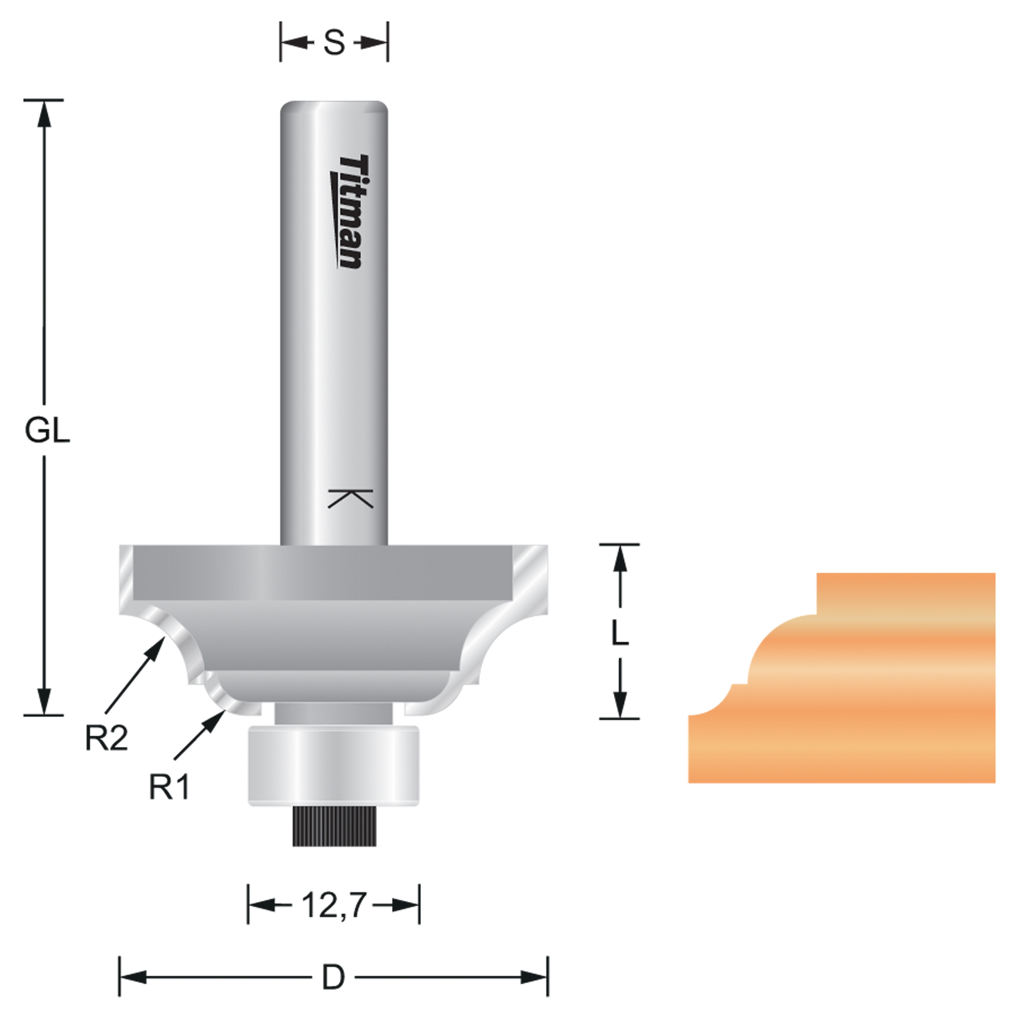 Profilfräser mit Anlauflager (8)