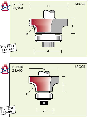 Abrundfräser mit Anlauflager Softform
