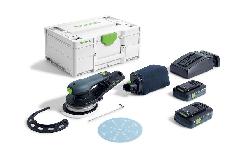 Akku-Exzenterschleifer ETSC 2 150 4,0 I-Plus + 15er Schleifmittel-Set *100 Euro Cashback Aktion*
