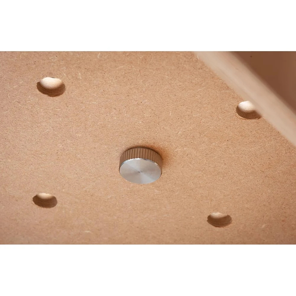 UJK Werkbankzwinge mit Schraubgewinde für ø20mm Lochsystem - Spannweite 13 cm
