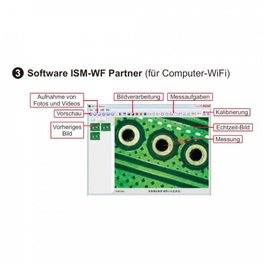 Insize Kabelloses Digital-Mikroskop (WiFi)