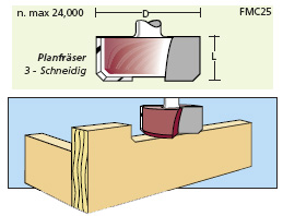 Planfraeser HW Z=3