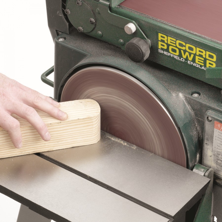 Kombinierter Bandschleifer Tellerschleifer Record Power - BDS 250 * B-ware*