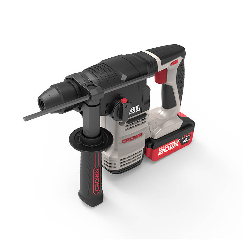 CROWN Akku Bohrhammer 20 V 2,3 J