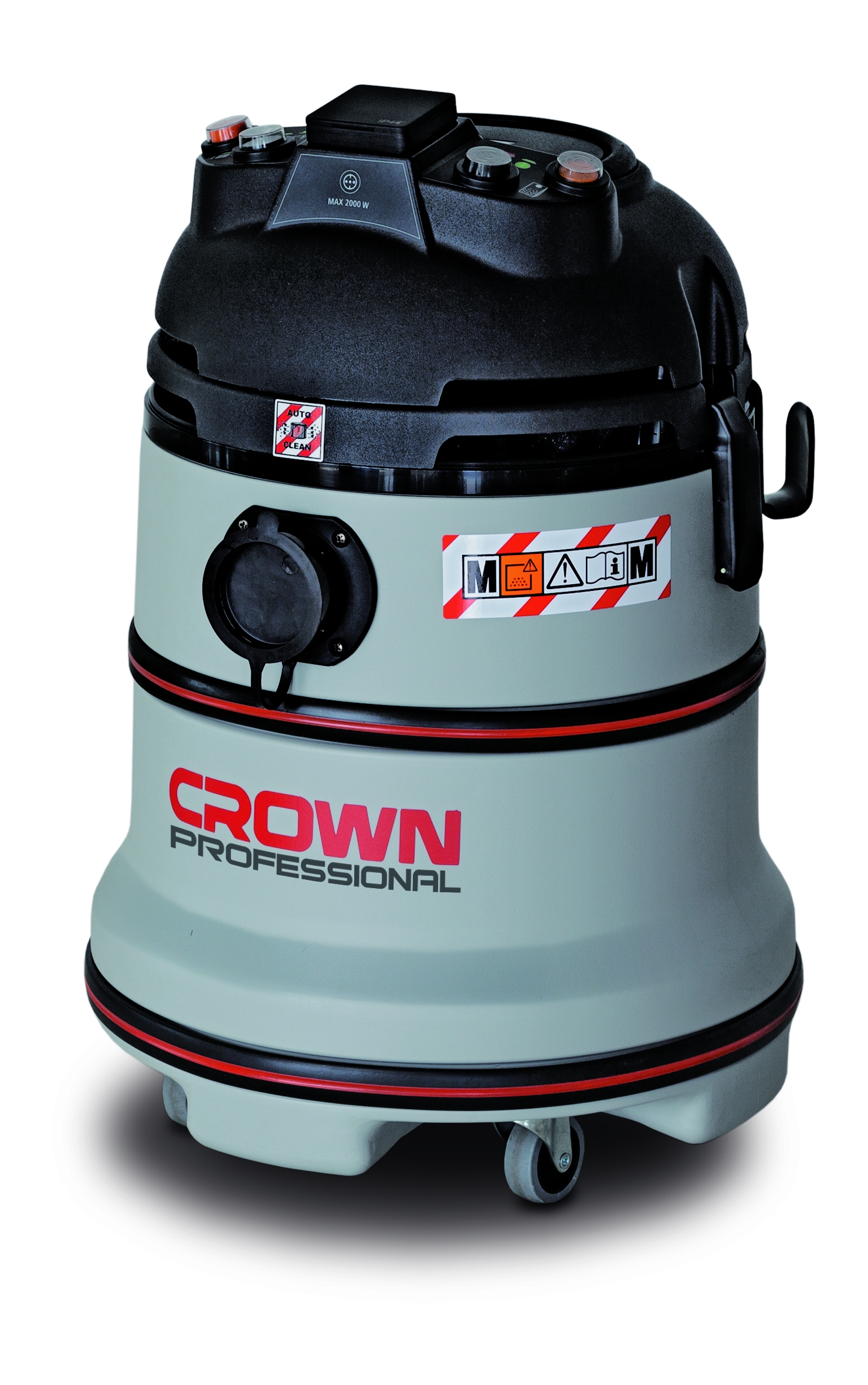 CROWN Nass und Trockensauger / Langhalsschleifer Set