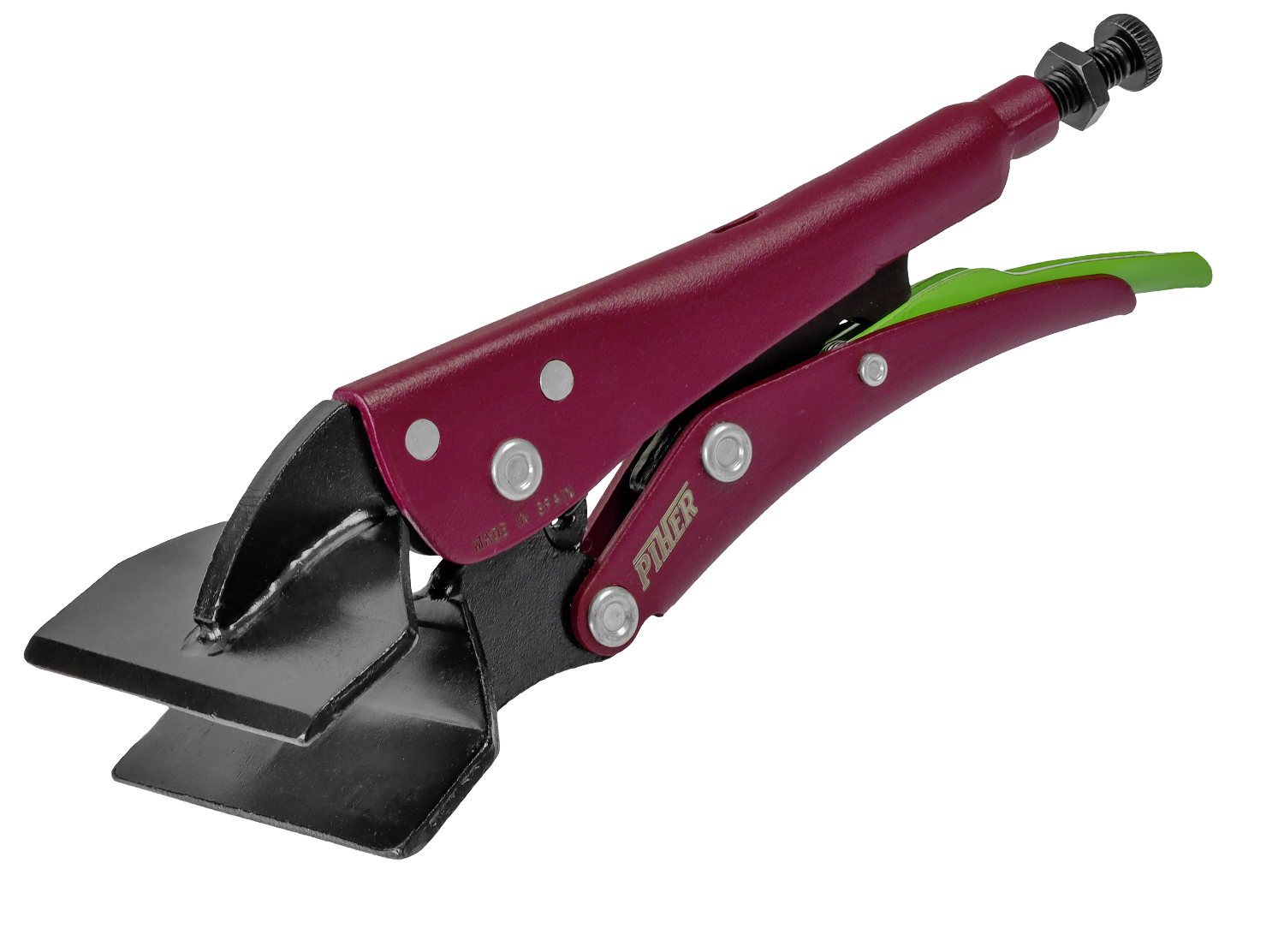 PIHER Gripzange Spannweite 0-5 cm für dünne und weiche Bleche
