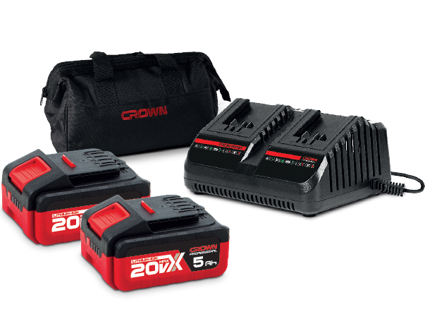 CROWN Energie Set 20 V Max. - 5Ah
