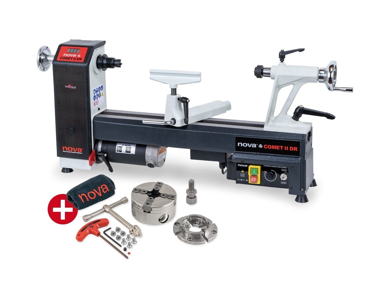 TEKNATOOL NOVA COMET-2 DR Tischdrechselbank Set