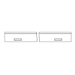 Hobelmesser De Walt 260x21x3 Typ: DW1150