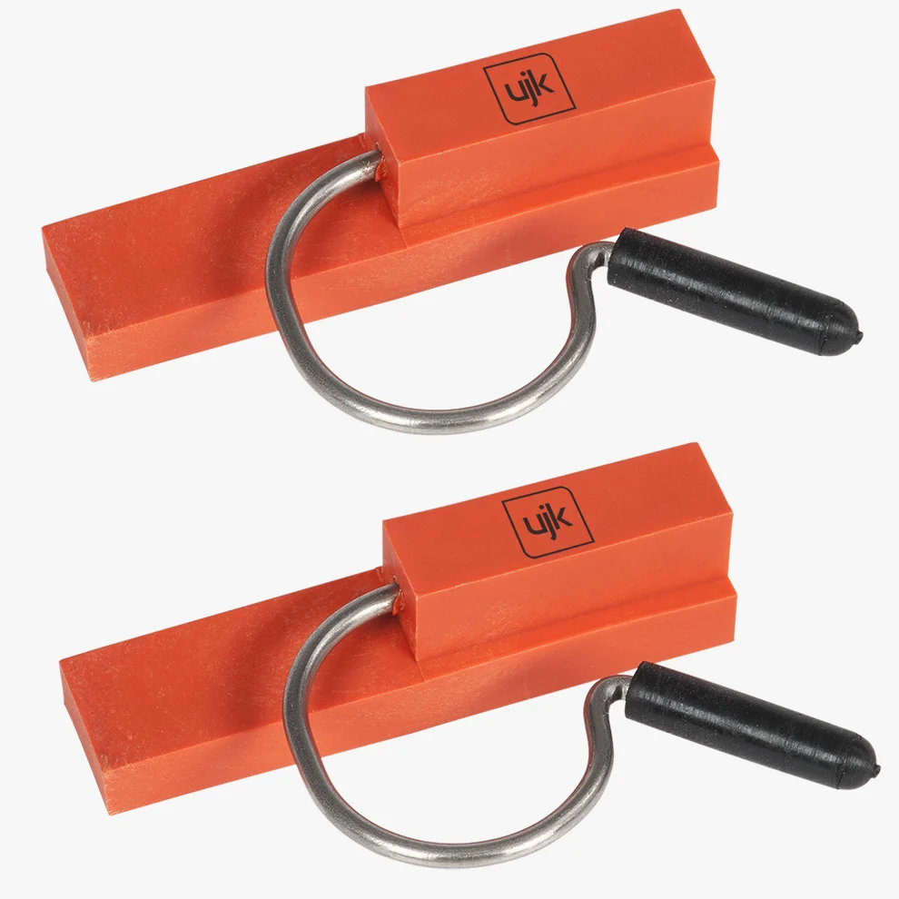UJK Führungsschienenklemmen für Bankhaken Ø 20mm - 2er Set