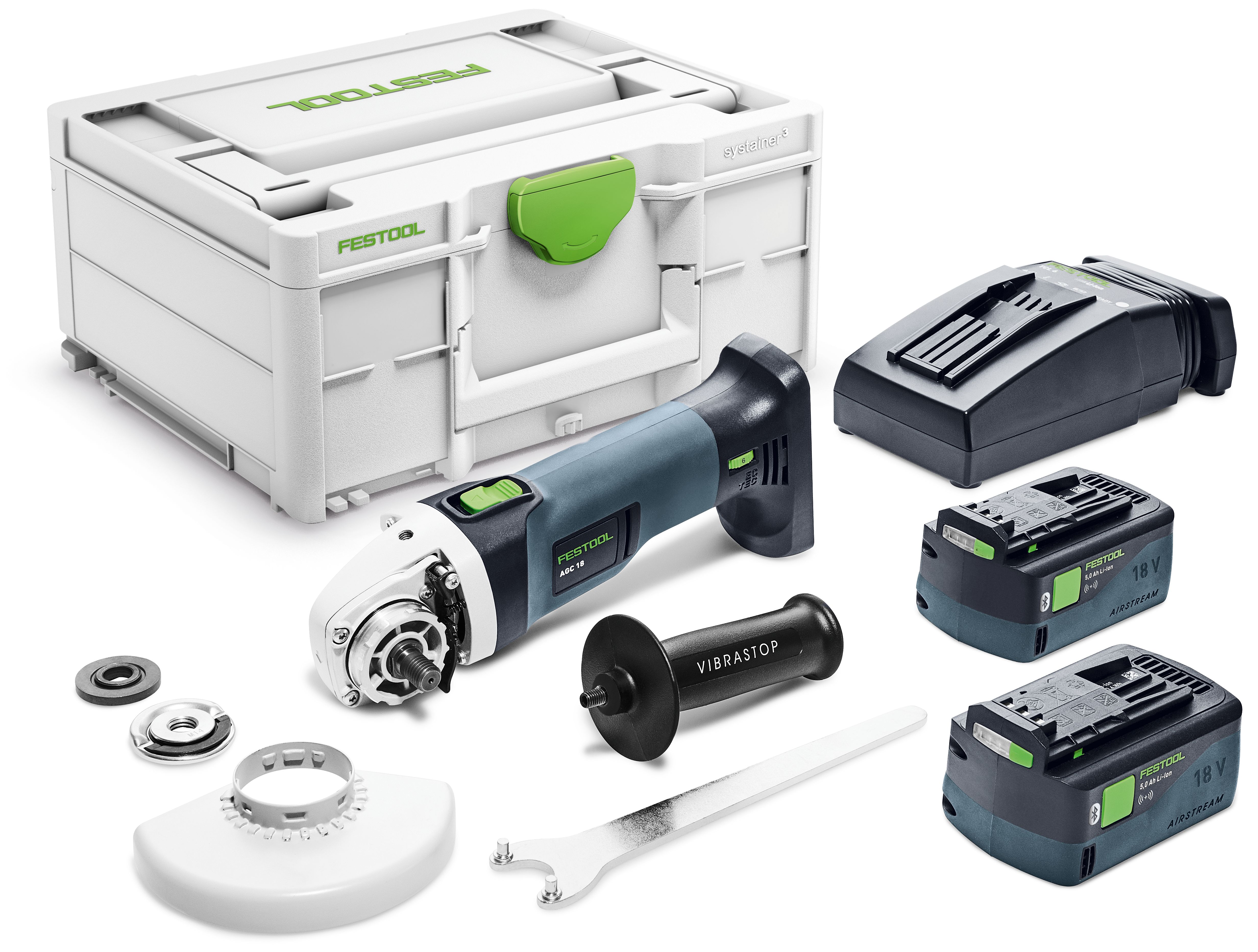 Festool Akku-Winkelschleifer AGC 18-125 5,0 EBI-Plus