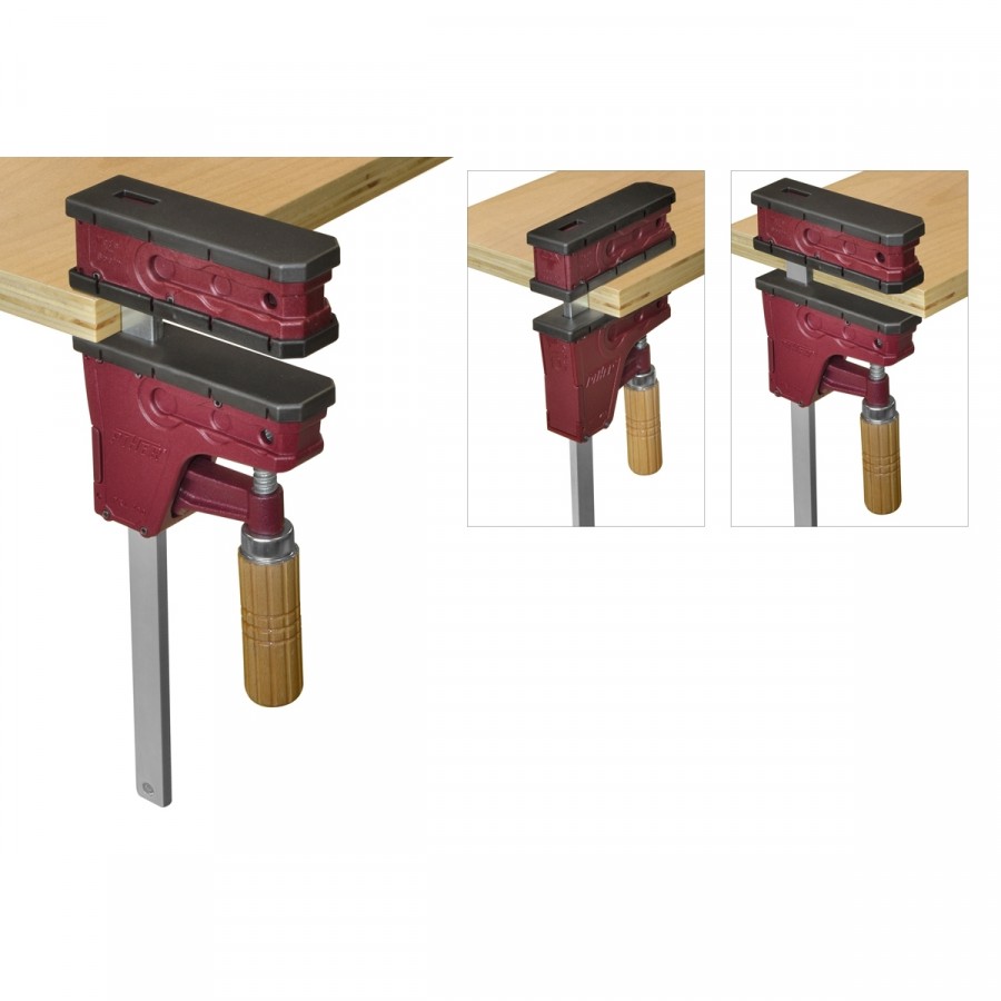 PIHER Parallel Schraubzwinge (Korpuszwinge) PRL400 bis 400 kg