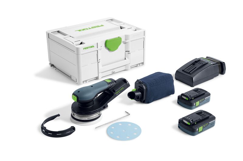 Akku-Exzenterschleifer ETSC 2 125 4,0 I-Plus + 15er Schleifmittel-Set *100 Euro Cashback Aktion*