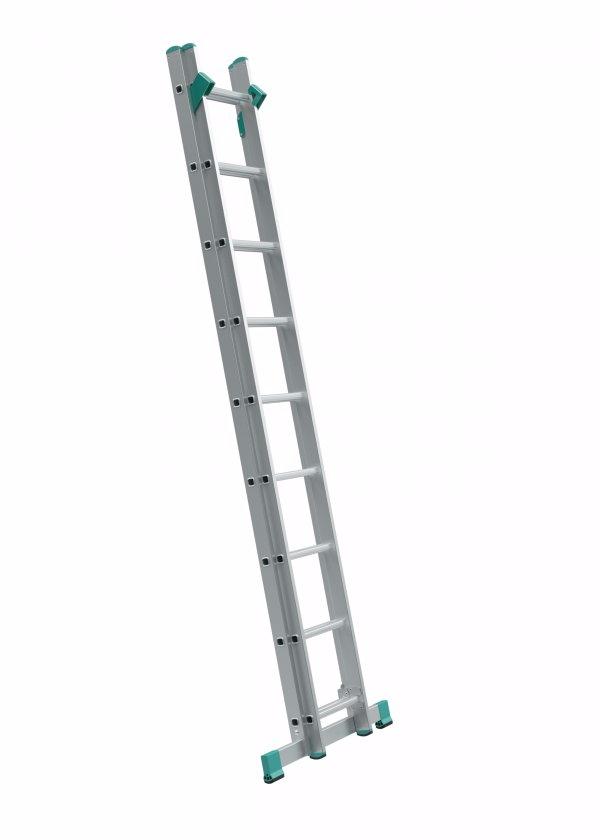 Aluminium Mehrzweck-Kombileiter mit Treppenfunktion 2x11 Stufen