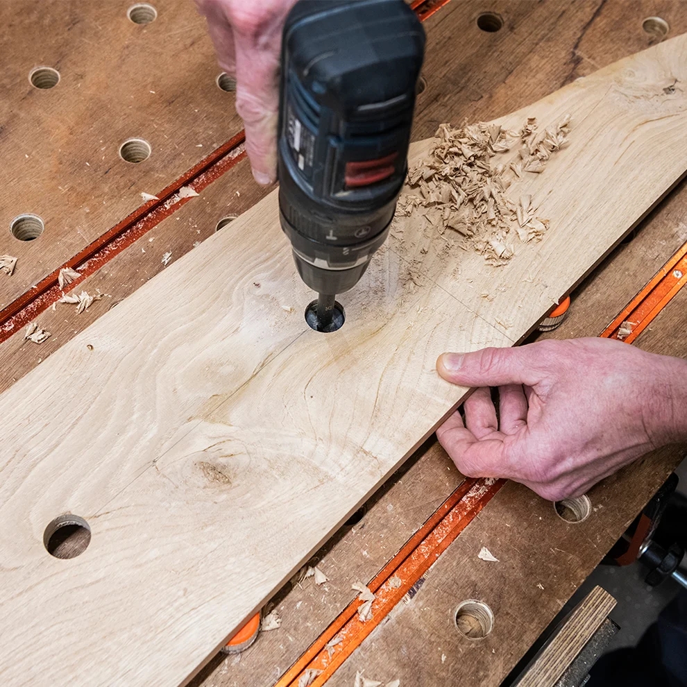 UJK Anti Rutsch Pads höhenverstellbar für ø20mm Löcher Werkbank - 4er Set