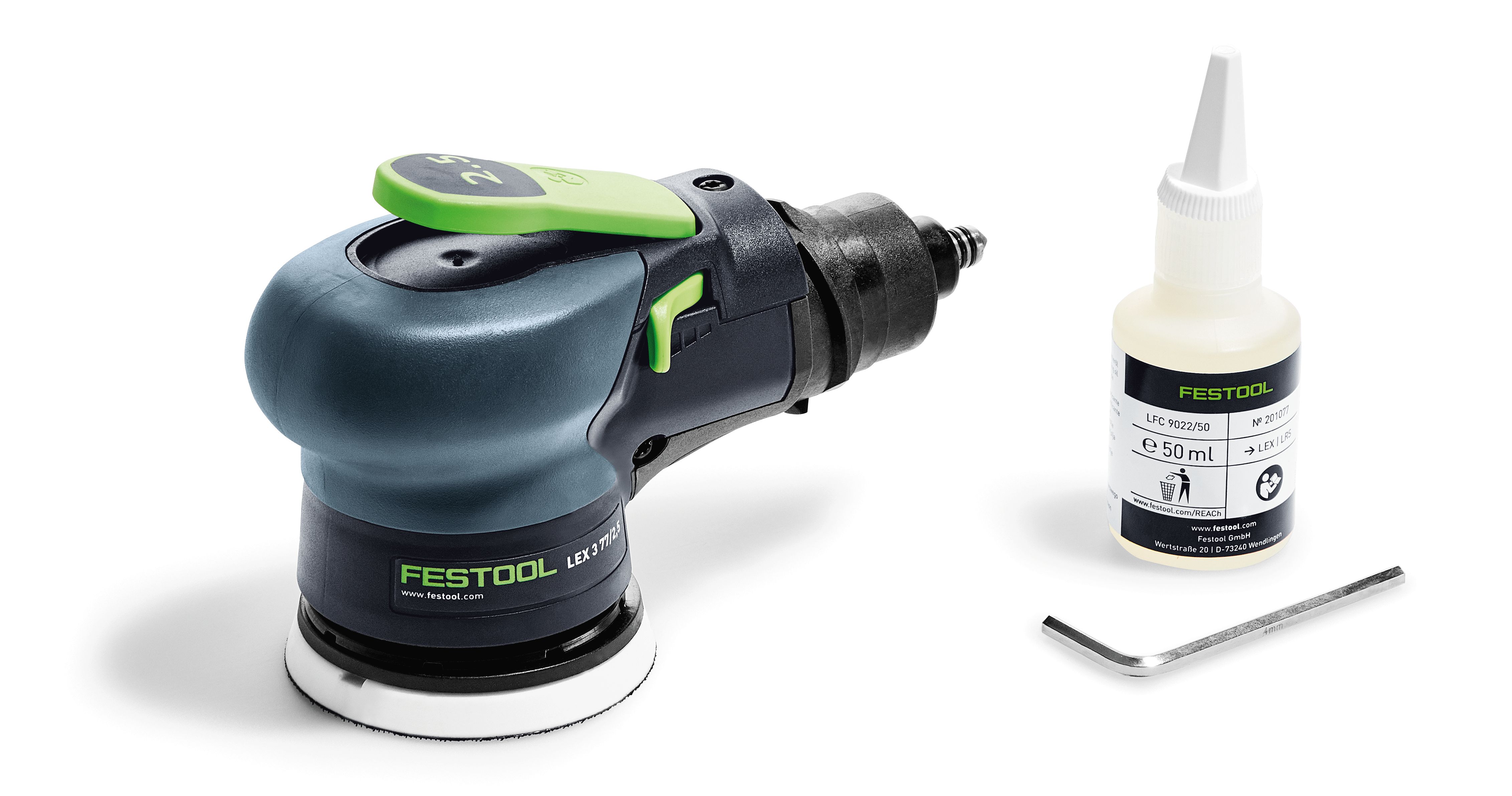 Festool Druckluft-Exzenterschleifer LEX 3 77 / 2,5 mm Festool Druckluft-Exzenterschleifer LEX 3 77 / 2,5 mm