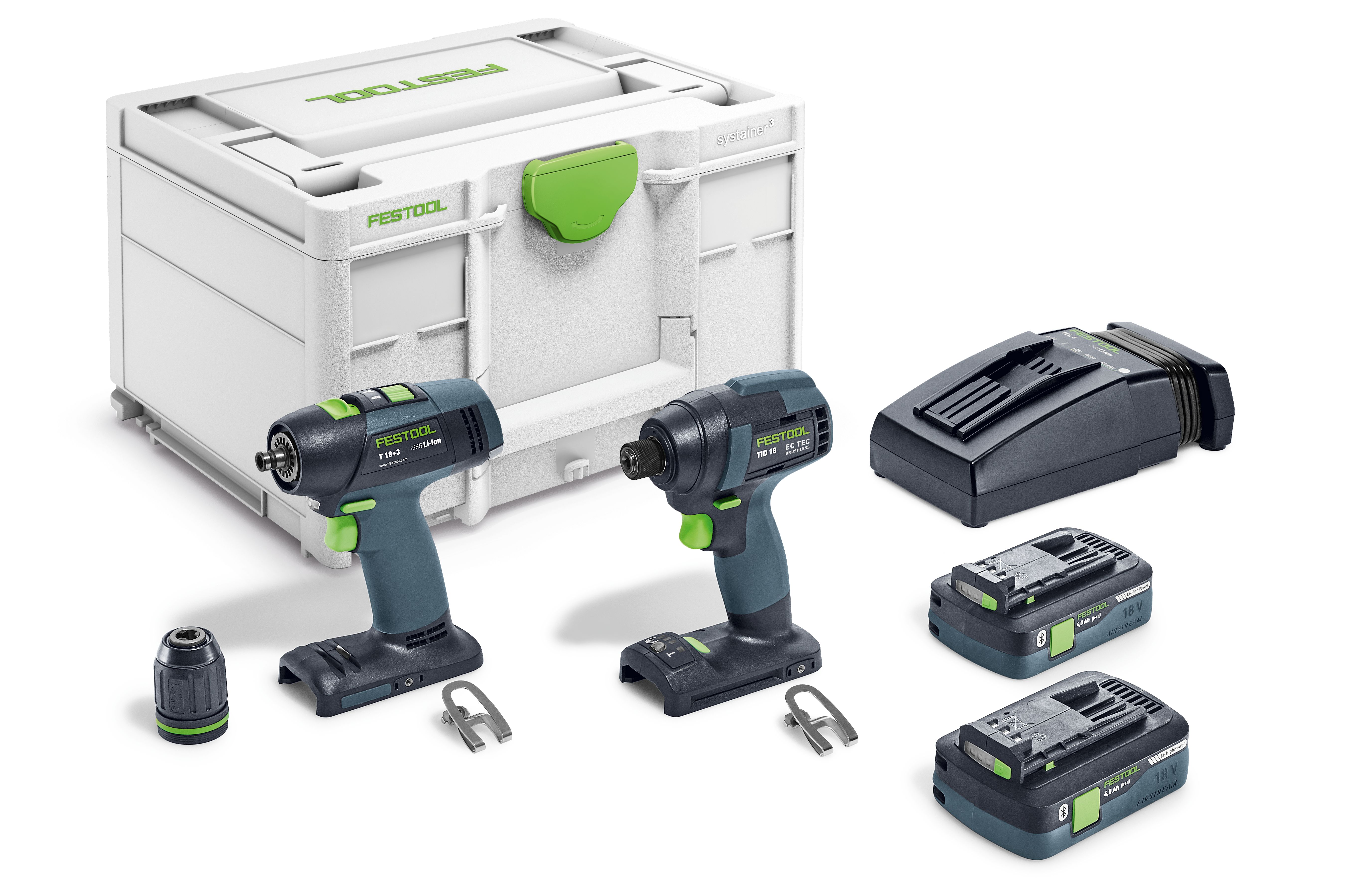 Festool Schrauber- und Bohrer-Set TID 18 HPC 4,0 I-Set T18